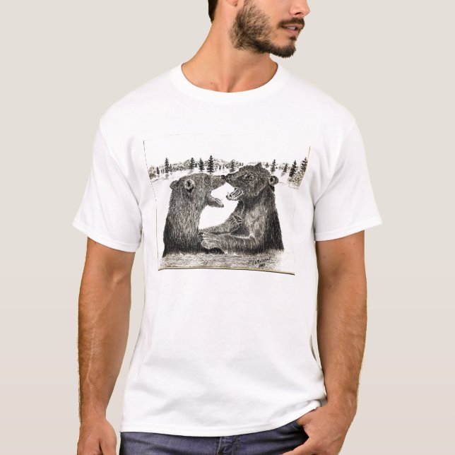Grizzlybären T - Shirt (Vorderseite)