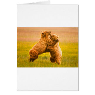 Grizzlybären-Wrestling