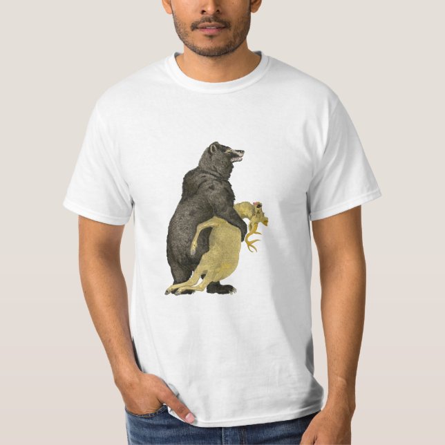 grizzlydinner zazzle klar T-Shirt (Vorderseite)