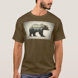 Grizzy Bar Wilderness Art T-Shirt
