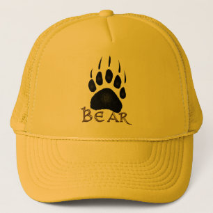 Grizzy Paw Print Wildlife Supporter Trucker Cap Truckerkappe