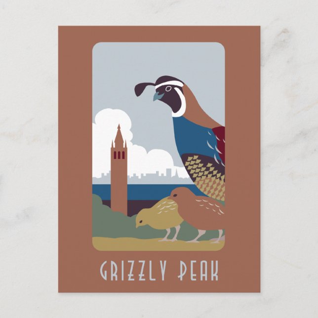 Grizzy Peak Postcard Postkarte (Vorderseite)