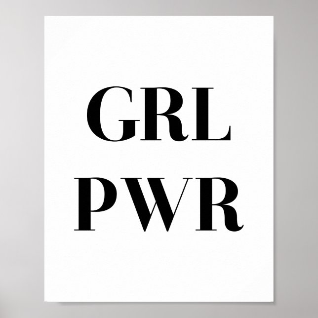 GRL PWR POSTER (Vorne)