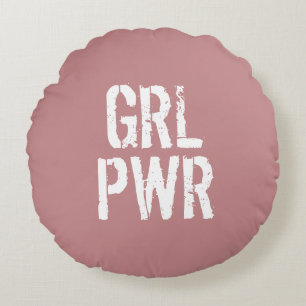 GRL PWR - RUNDES KISSEN