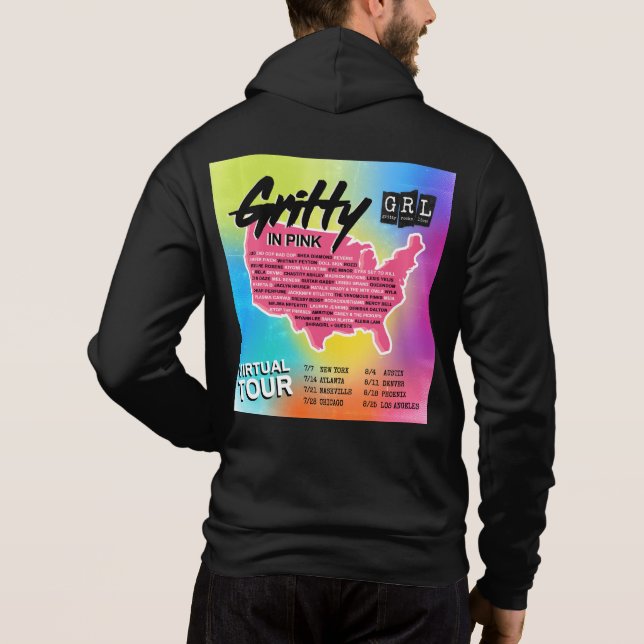 GRL Virtual Tour Hoodie (Rückseite)
