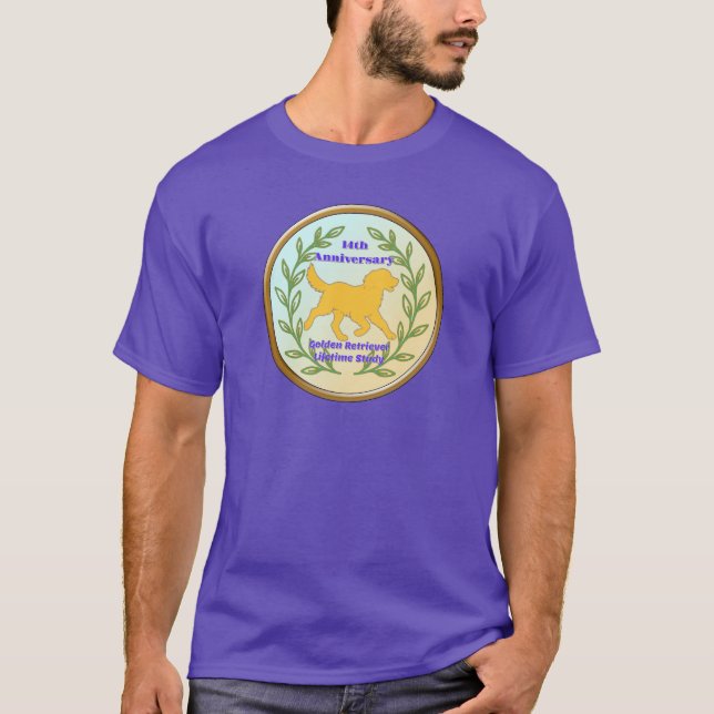 GRLS Kranz Hund T-Shirt (Vorderseite)