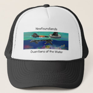 GRNC-Hat für Wassertest Black Newf Truckerkappe
