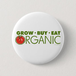 Grob, kaufen, essen Bio Button