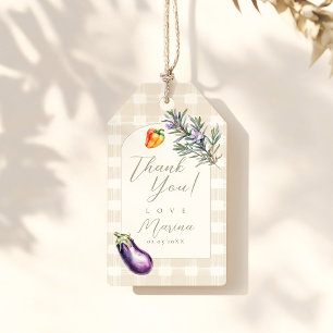 Grob mit Liebe Market Babydusche Geschenkanhänger