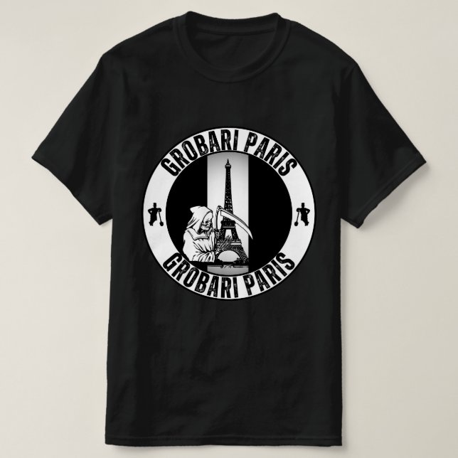 Grobari Paris Francuska Ajfel T-Shirt (Design vorne)