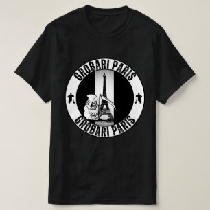 Grobari Paris Frankreich Eiffelturm T-Shirt