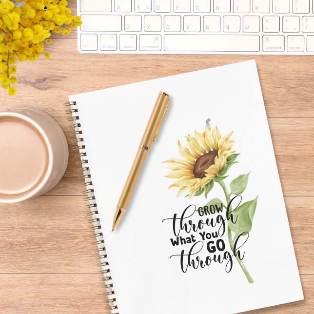 "Grobe durch, was du durchmachst"-Journal Notizbuch (Von Creator hochgeladen)