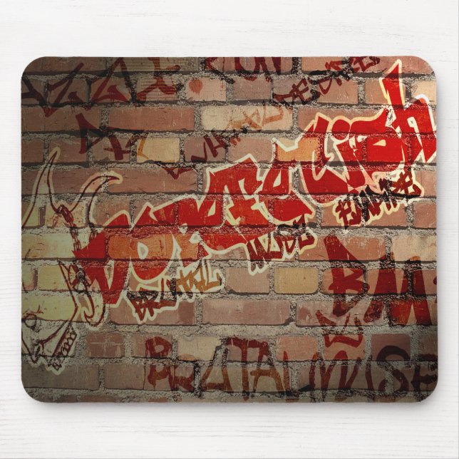 Grobes Muse "DF1 Wand-Logo" Mousepad (Vorne)