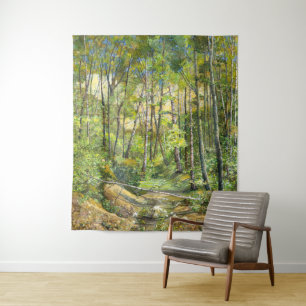 Grobmalerei Aquarell auf Seide Wandteppich