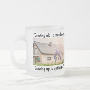 "Grobup ist optional" Tasse/Cup Mattglastasse