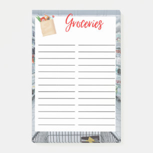 GROCERY STORE POST-IT KLEBEZETTEL