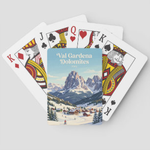 Gröden Dolomiten Italien Spielkarten