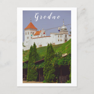 Grodno Belarus Architektur Burg Stadtansicht Postkarte