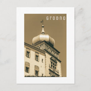 Grodno Belarus Architektur Burg Stadtansicht Postkarte