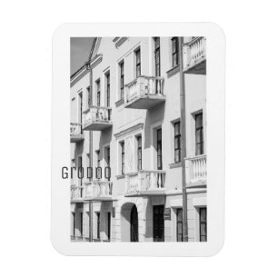Grodno Belarus Architektur Minimalismus Monochrome Magnet