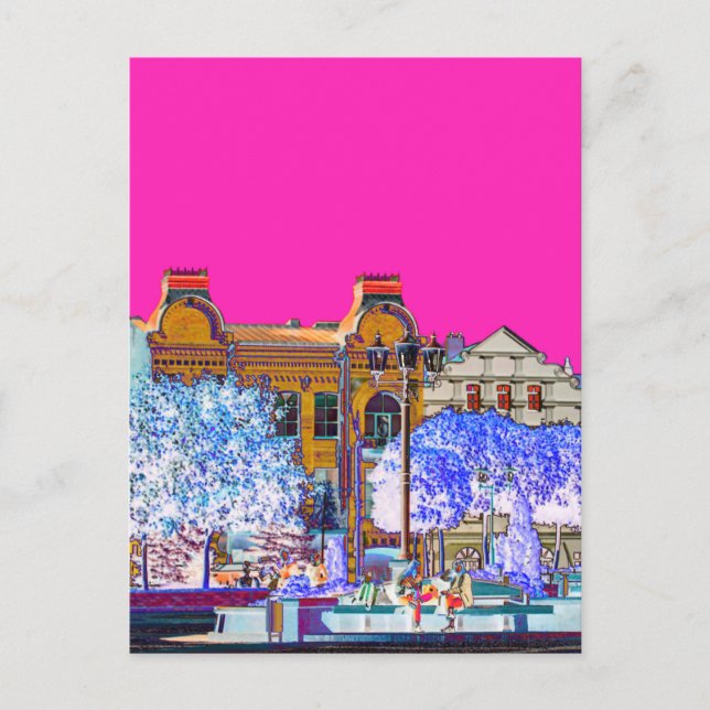 Grodno Belarus Architektur Postkarte (Vorderseite)