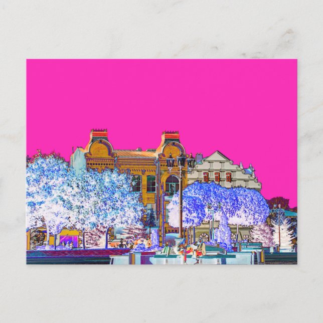 Grodno Belarus Architektur Postkarte (Vorderseite)