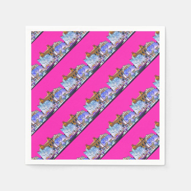 Grodno Belarus Architektur Serviette (Vorderseite)