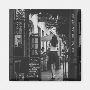 Grodno Belarus Architektur Stadt Aussicht Menschen Magnet