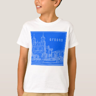 Grodno Belarus Architektur Stadt Stadtansicht Kath T-Shirt