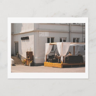 Grodno Belarus Stadt Architektur Leben Bar Postkarte