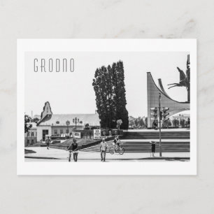 Grodno Belarus Stadt Architektur Leben Postkarte