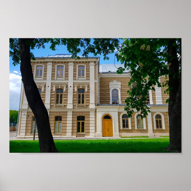 Grodno Belarus Städtebau Synagoge Poster (Vorne)