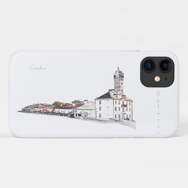 Grodno Hrodna Belarus Architektur iPhone 11 Fall Case-Mate iPhone Hülle (Rückseite (Horizontal))