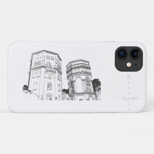 Grodno Hrodna Belarus Architektur iPhone 11 Fall Case-Mate iPhone Hülle (Rückseite (Horizontal))