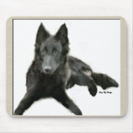 Groenendael Belgisches Schaffenhund Mousepad