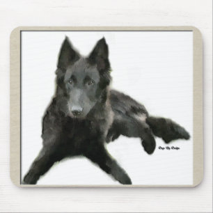 Groenendael Belgisches Schaffenhund Mousepad