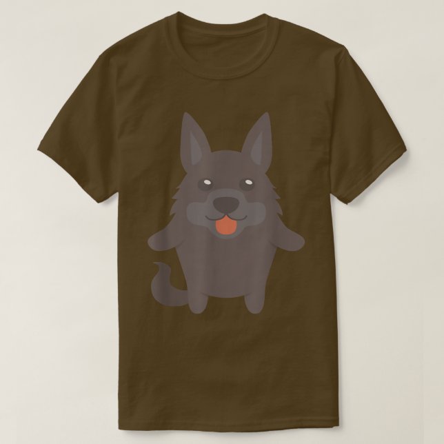 Groenendael Dog  Belgian Shepherd Dog Tee Groenend (Design vorne)