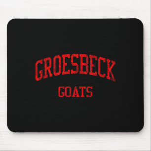Groesbeck High School Hs Groesbeck Tx Vintage Srts Mousepad