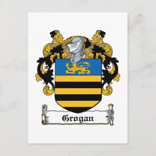 Grogan Familienwappen Postkarte