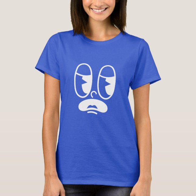 Groggy Glitch Face T-Shirt (Vorderseite)