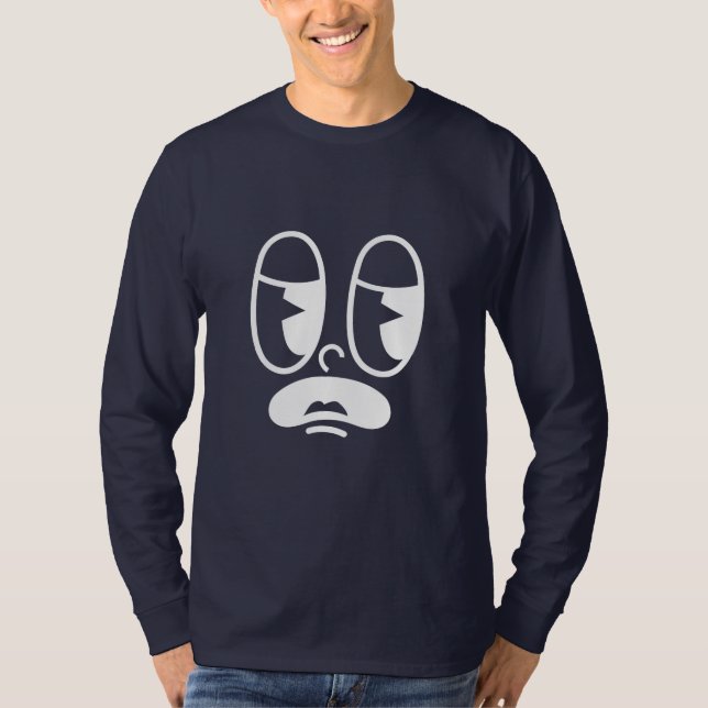 Groggy Glitch Face T-Shirt (Vorderseite)