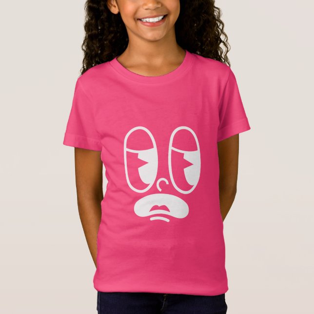 Groggy Glitch Face T-Shirt (Vorderseite)