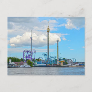 Grona Lund Vergnügungspark, Stockholm, Schweden Postkarte