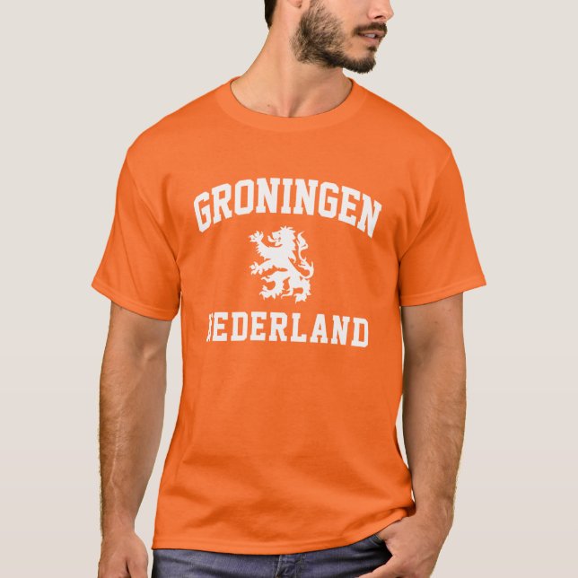 Groningen Nederland T-Shirt (Vorderseite)