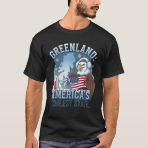Grönland 51. Staat USA Funny Greenland T-Shirt