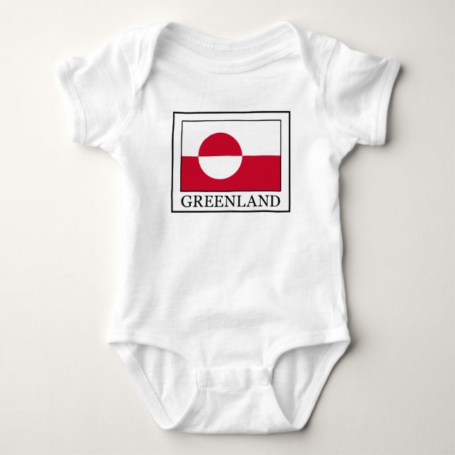 Grönland Baby Strampler (Vorderseite)