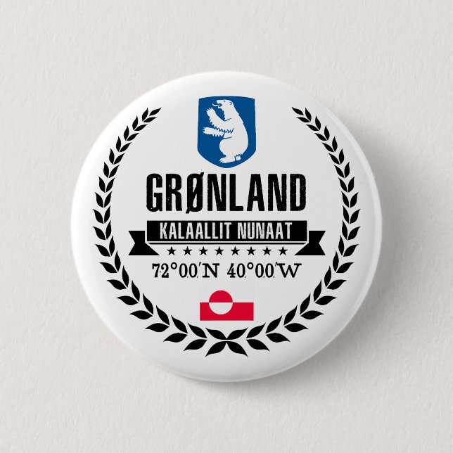 Grönland Button (Vorderseite)
