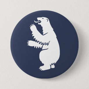 Grönland Eisbär Wappen Button