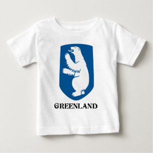 GRÖNLAND - Emblem/Symbol/Wappen/Flagge Baby T-shirt