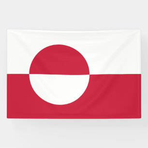 Grönland-Flagge Banner